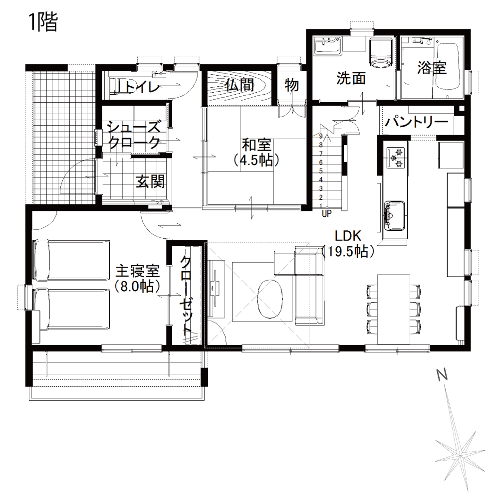 37坪 / 2階建て / Work No.200807