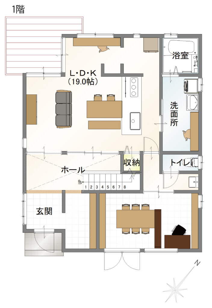 39坪 / 2階建て / Work No.130401