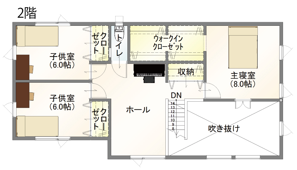 42坪 / 2階建て / Work No.211023